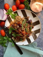 Two-Bean Beef Stir Fry