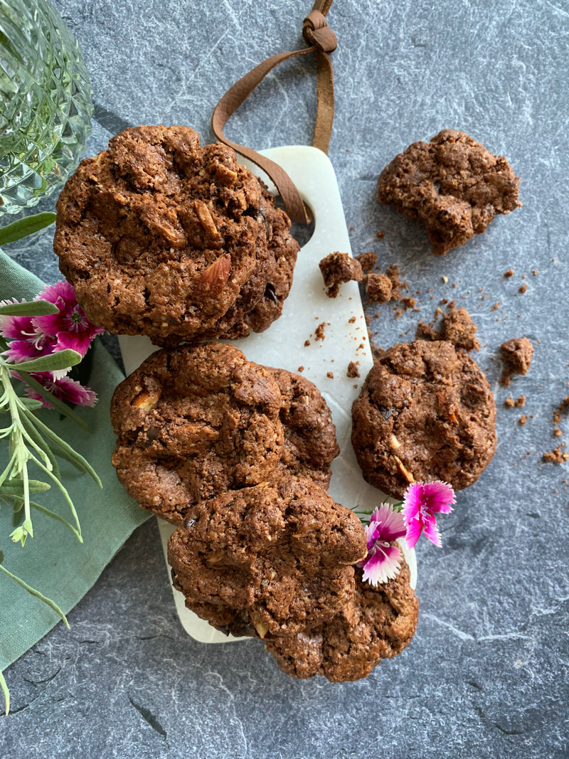 Double Chocolate Almond Cookies