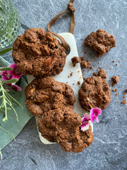 Double Chocolate Almond Cookies