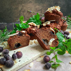 AIP blueberry and banana muffins