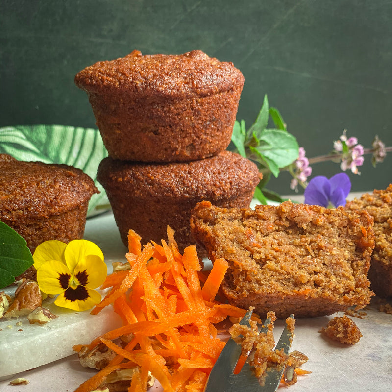 Carrot & Pecan Nut Muffins
